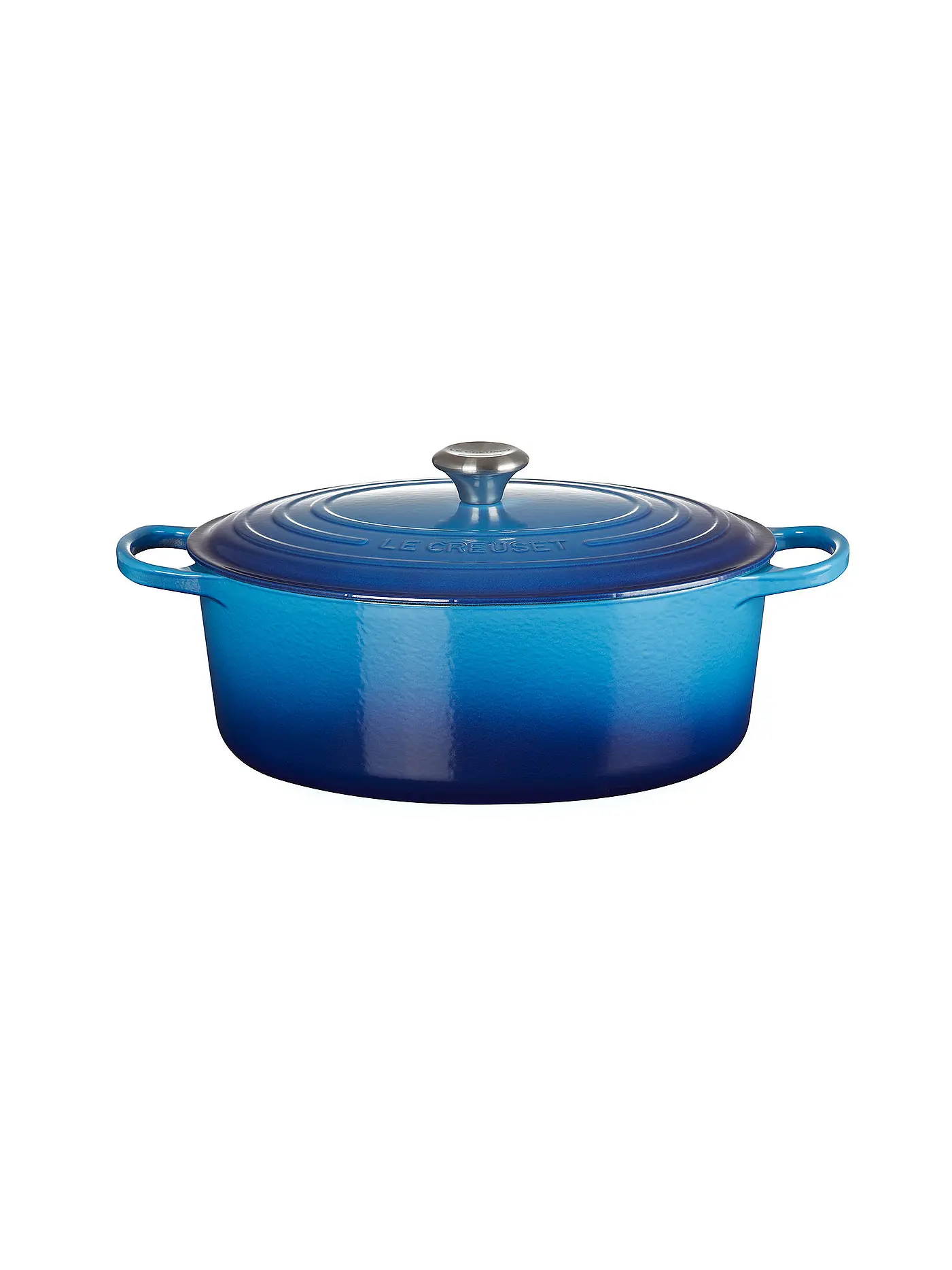 LE CREUSET | Bräter oval 33cm/7,5l SIGNATURE Azure | 